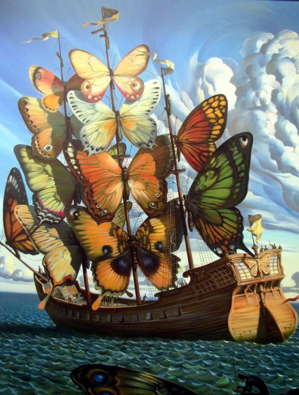 VLADIMIR KUSH - THE DEPARTURE OF THE WINGED SHIP - AP LIMITED ED SIGNED ...