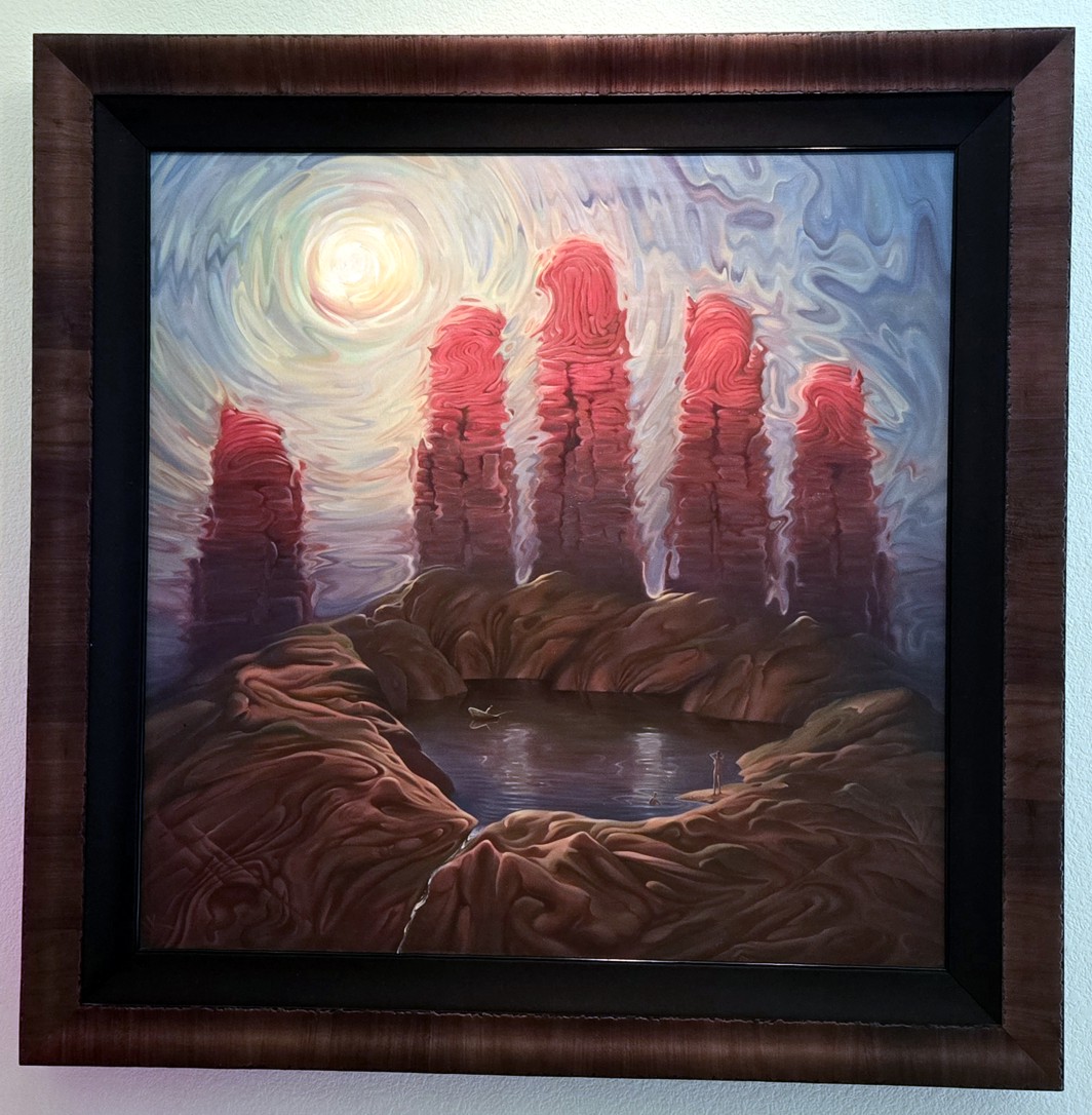 Earth Gestures Up by Vladimir Kush original painting